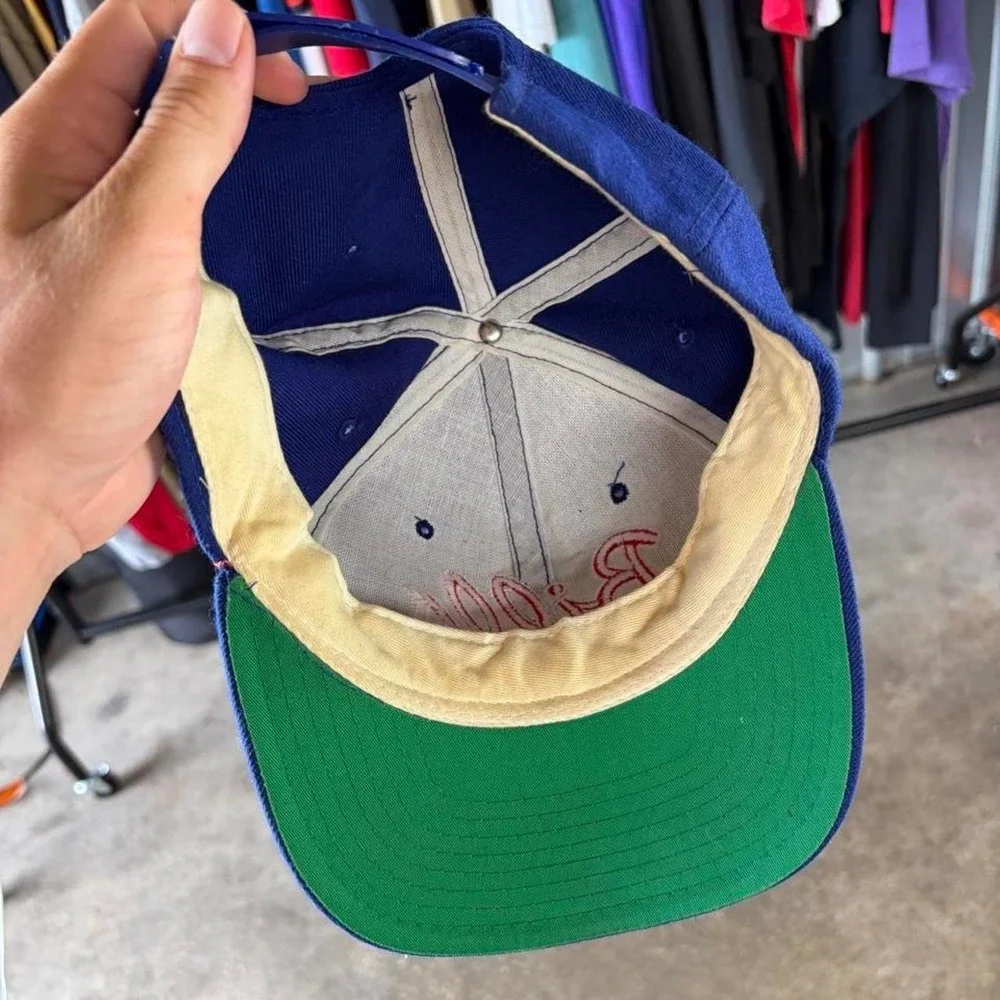 90s new era buffalo bills script flat bill hat
